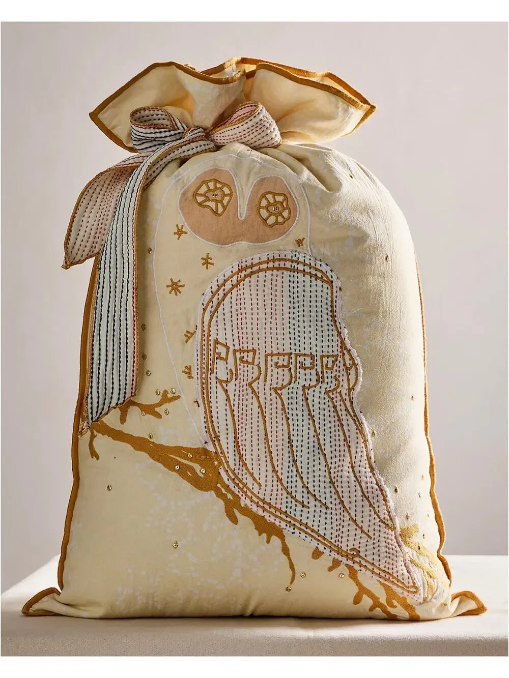 NWOT Free People One Perfect Present Gift Sack - Owl